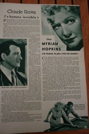 Miriam Hopkins Claude Rains