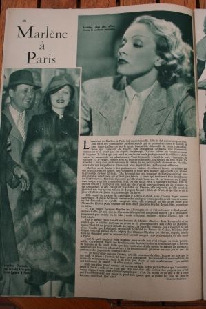 Marlene Dietrich In Paris