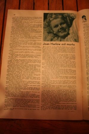 Death of Jean Harlow