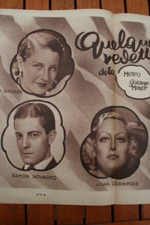 Norma Shearer Ramon Novarro Joan Crawford