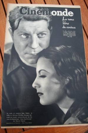 Jean Gabin Michele Morgan Quai des Brumes