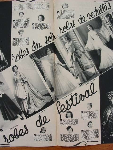 Festival De Cannes 1949 - Dresses - French Fashion