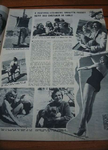 Festival De Cannes 1953 Brigitte Fossey