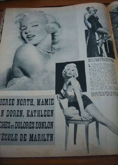 Marilyn Monroe Sheree North Mamie Van Doren