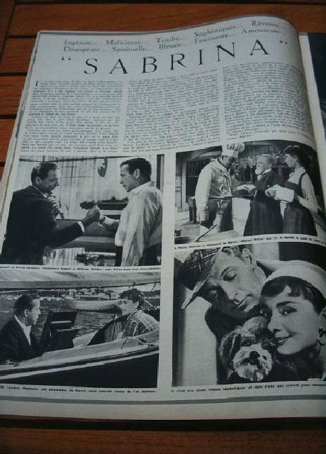 Sabrina Audrey Hepburn William Holden