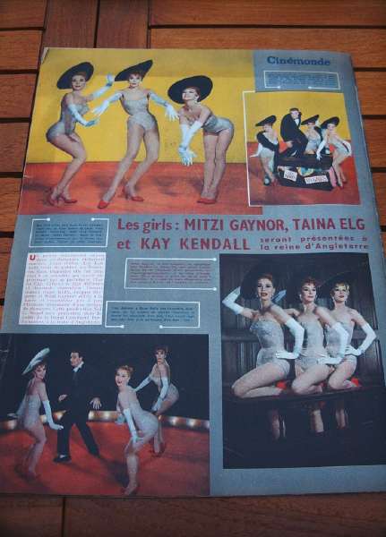 Mitzi Gaynor Kay Kendall Taina Elg