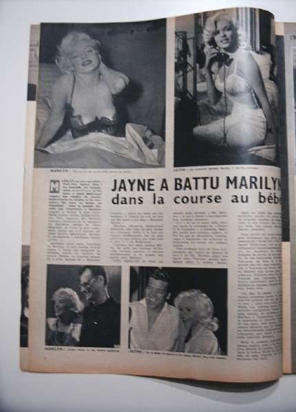 Jayne Mansfield Marilyn Monroe