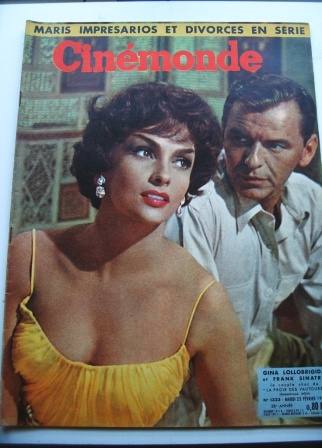 Gina Lollobrigida Frank Sinatra