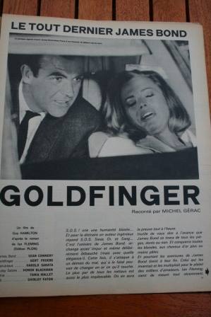 James Bond Goldfinger Sean Connery