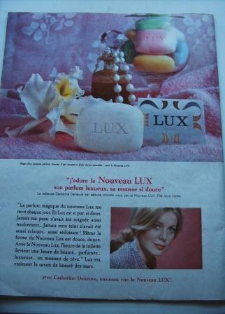 Catherine Deneuve Lux Ad