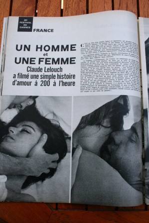 Claude Lelouch Un Homme Une Femme Anouk Aimee