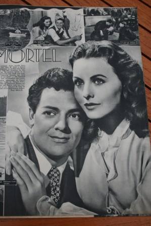 Gene Tierney Cornel Wilde Jeanne Crain