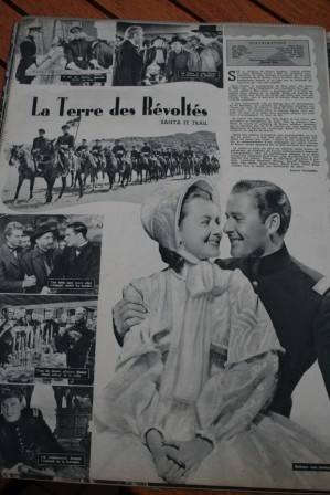 Errol Flynn Olivia De Havilland Santa Fe Trail