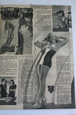 Marilyn Monroe (First time in a french mag)