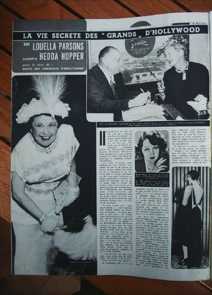 Louella Parsons Hedda Hopper