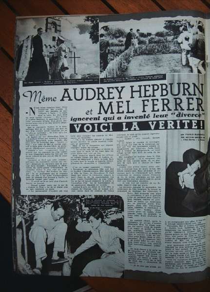 Audrey Hepburn Mel Ferrer