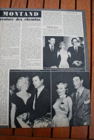 Marilyn Monroe Yves Montand