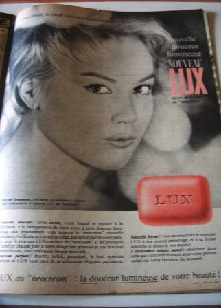 Mylene Demongeot Lux Ad