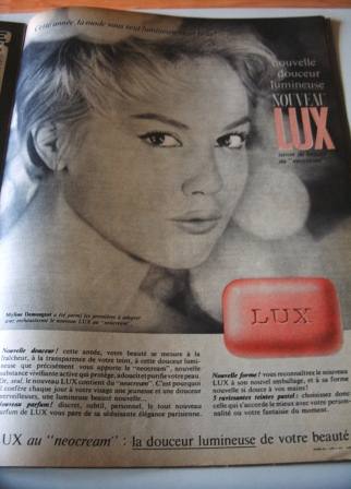 Mylene Demongeot Lux Ad