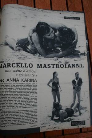 Anna Karina Marcello Mastroianni