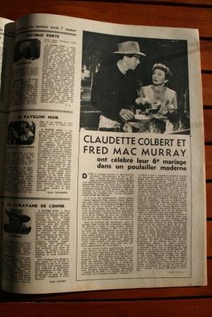 Claudette Colbert Fred Mac Murray