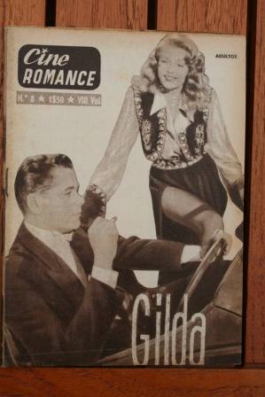 Rita Hayworth Glenn Ford Gilda Magazine
