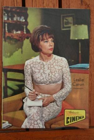 Vintage Magazine Leslie Caron On Front Cover