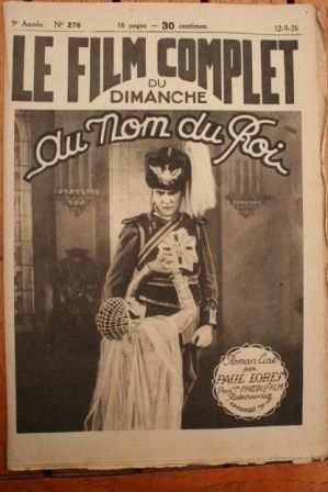 Vintage Magazine Au Nom Du Roi