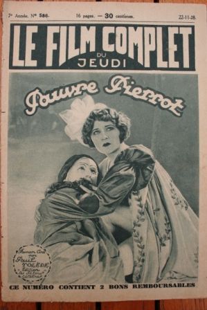 Pauvre Pierrot Circus Silent Movie