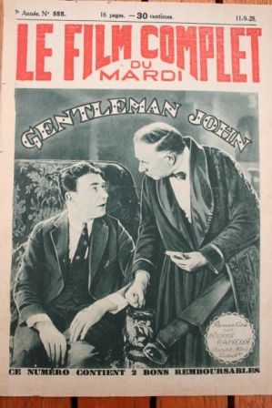 Tom Moore Gentleman John Silent Movie