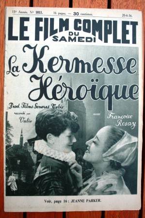 Francoise Rosay Jean Murat Alerme Kermesse Heroique