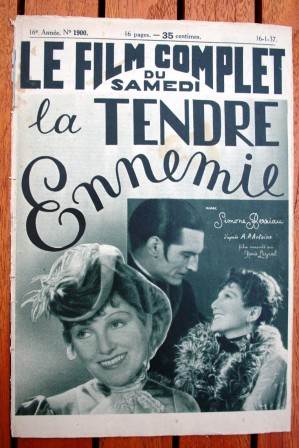 Simone Berriau Jacqueline Daix Tendre Ennemie