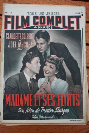 Claudette Colbert Joel McCrea Mary Astor