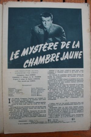 Le mystere de la chambre jaune