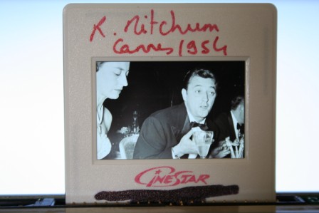 Robert Mitchum Festival Cannes 1954 Candid