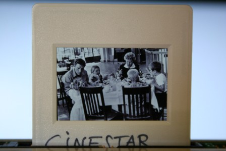 Burt Lancaster & Family Candid Photo