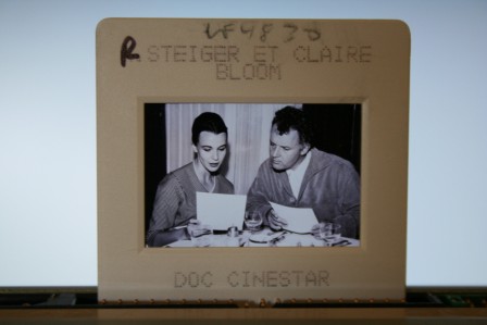 Claire Bloom Rod Steiger Candid Photo