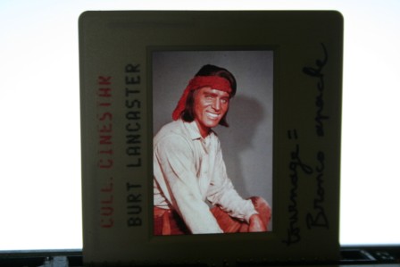 Burt Lancaster Bronco Apache Candid Photo