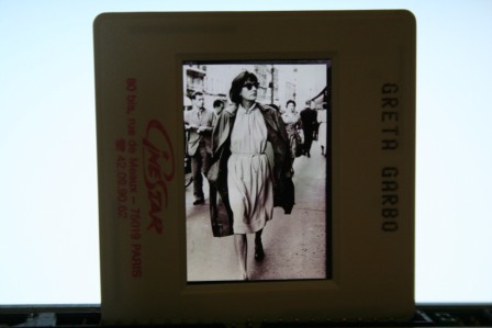 Greta Garbo B/W Candid Photo
