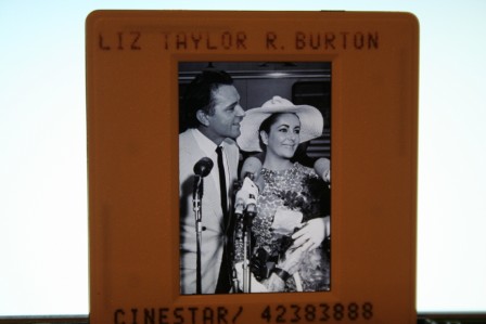Elizabeth Taylor Richard Burton Candid Photo