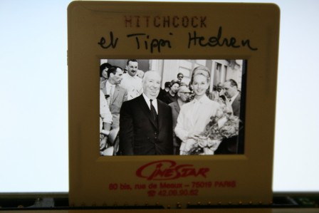 Alfred Hitchcock Tippi Hedren Candid Photo