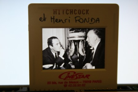 Alfred Hitchcock Henry Fonda Candid Photo