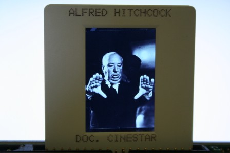 Alfred Hitchcock Candid Photo