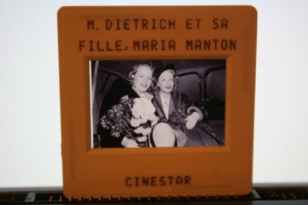 Marlene Dietrich - Daughter Maria Manton