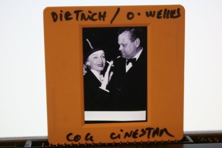 Marlene Dietrich Orson Welles Candid