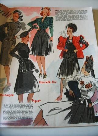 French Fashion - Mode 1945