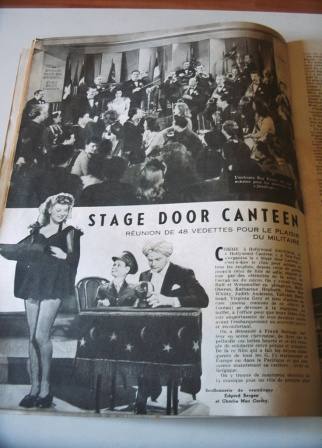 Stage Door Canteen Katharine Hepburn Merle Oberon