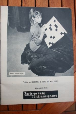 Brigitte Bardot Paris Presse Ad
