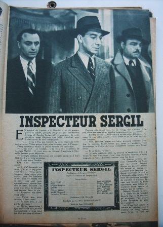 Movie: Inspecteur Sergil 16 pages & 20 pics