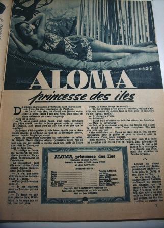 Movie: Aloma 16 pages & 20 pics